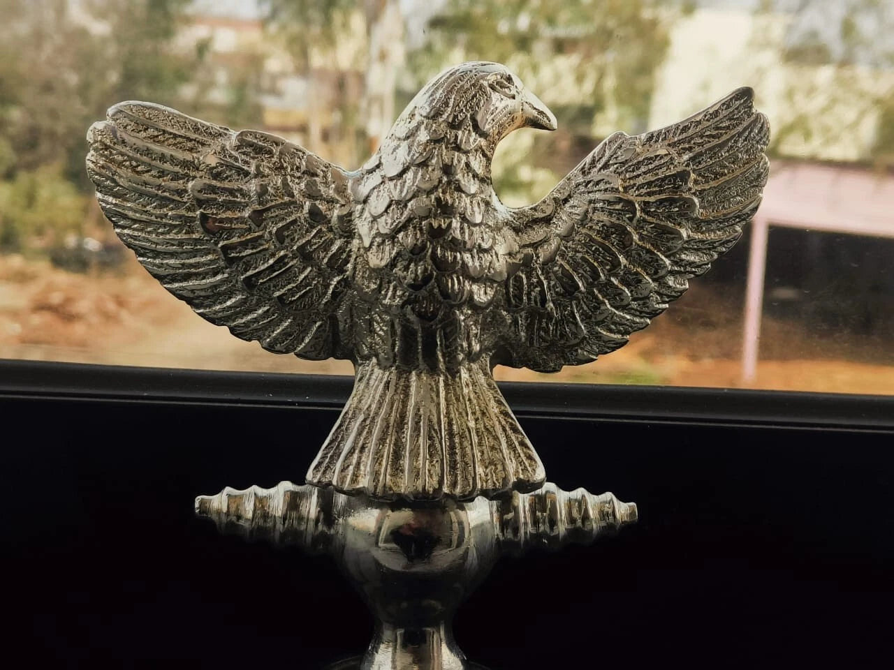 Roman Aquila Eagle Standard Full Bronze Medieval Roman Eagle sculpture