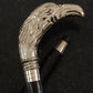 New Eagle Head Handle Walking Stick Cane Solid Brass Handle Wooden Stick Gift