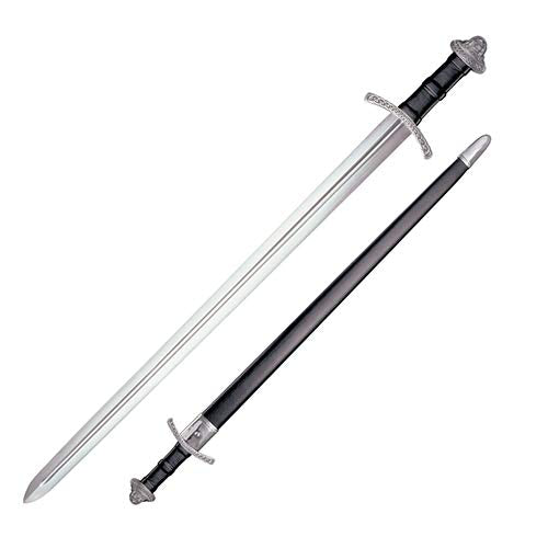 Cold Steel Viking Sword with Leather and Wood Scabbard
