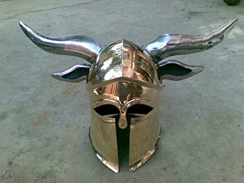 Products Steel Viking Warrior Horn Helmet