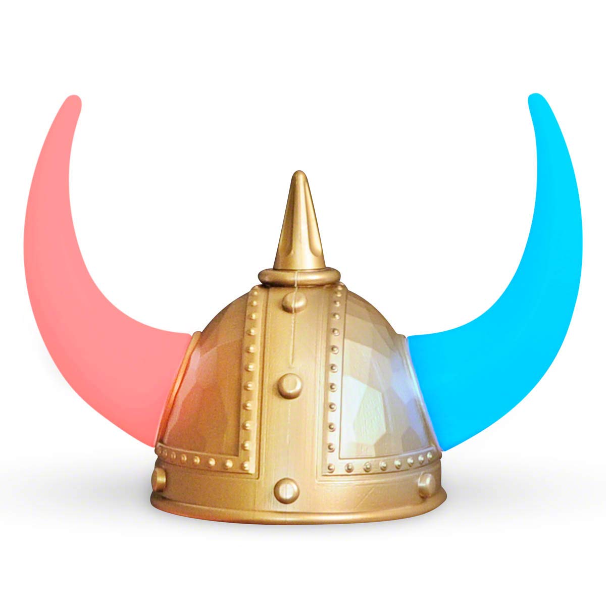 FlashingBlinkyLights Warrior Viking Helmet with LED Light Up Horns