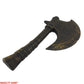 Barbarian Medieval Viking Hand Axe Tomahawk Costume Accesory Black