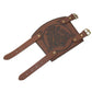 JAOYU Leather Bracer Medieval Vambrace Wrist Armor Arm Cuff Viking Arm Guard Leather Gauntlet Wristband LARP Accessories 2PCS Jyph060-brown