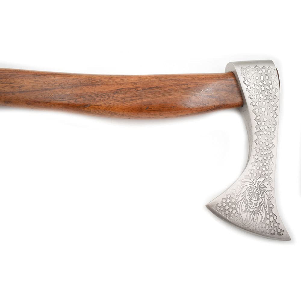 Handmade High Carbon Steel Viking Axe 18"