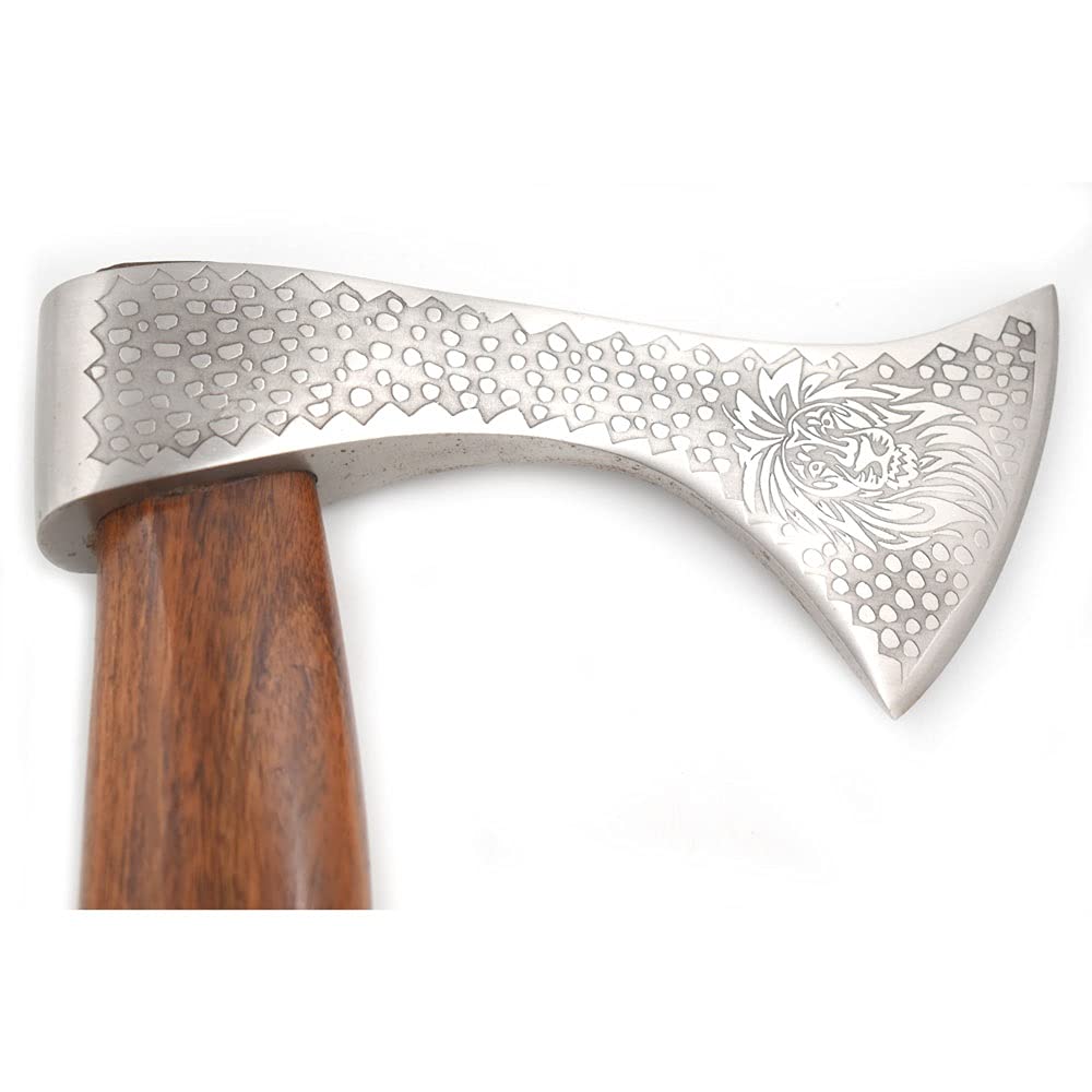 Handmade High Carbon Steel Viking Axe 18"