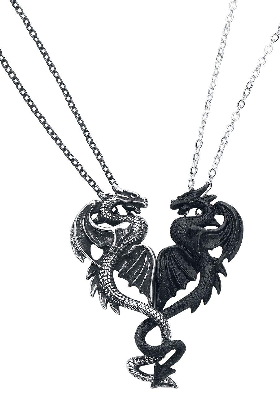 Draconic Tryst Necklace - Holiday Occasion Fashion Jewelry by Alchemy of England