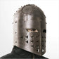 Medieval Spangenhelm/ Segmented Viking Knight Helmet