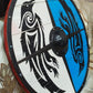 Eivor Valhalla Raven Authentic Viking Shield, 24" / 30"