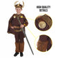 Fun Shack Boys Viking Costume Kids Boy, Kids Viking Costume Boys, Child Viking Costume Girl, Kids Viking Costumes X-Large Deluxe Viking