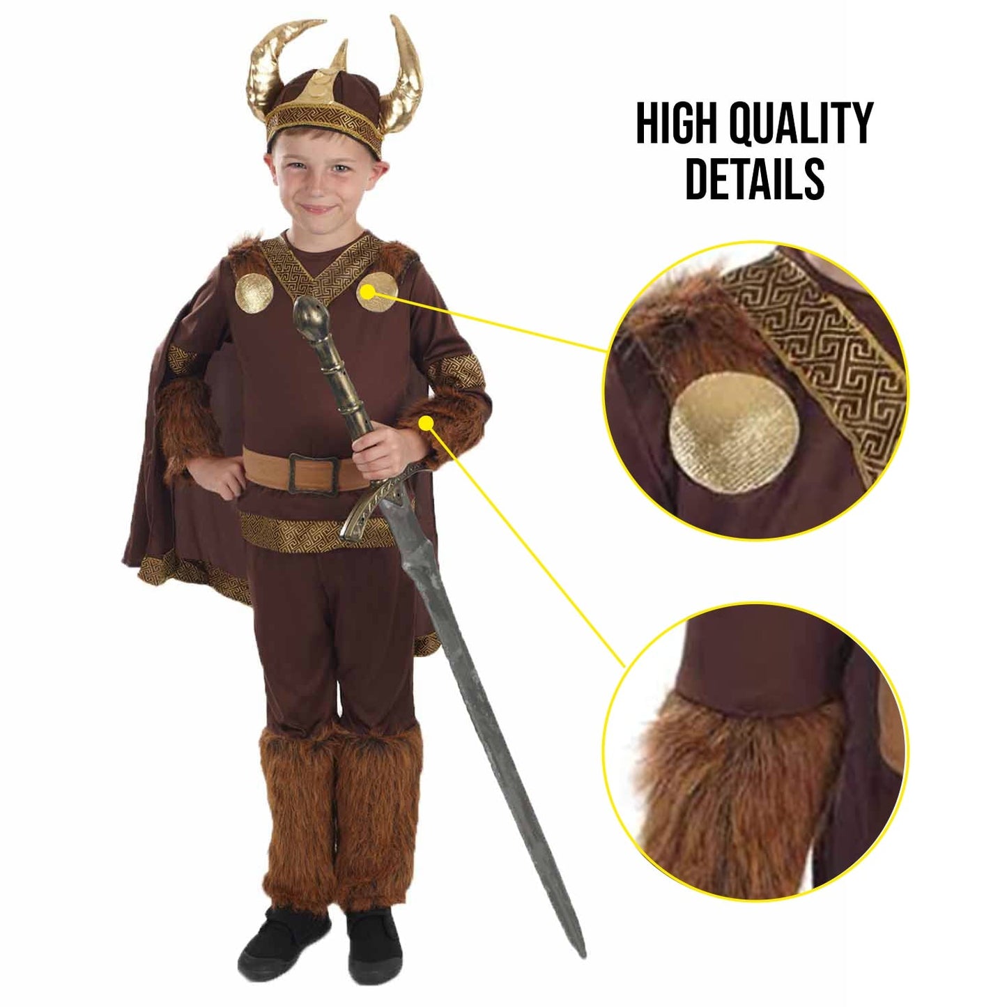 Fun Shack Boys Viking Costume Kids Boy