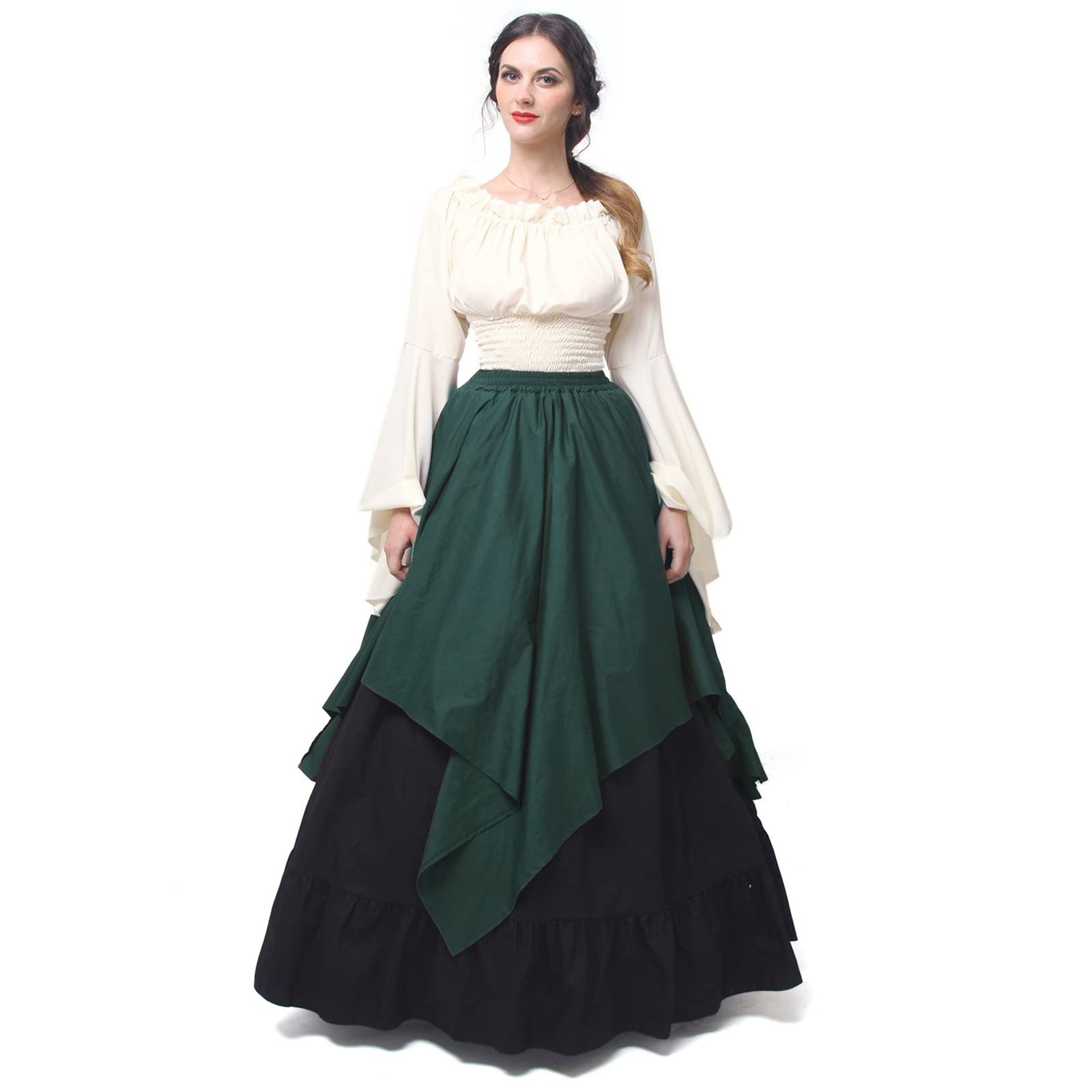 ladies peasant dresses Norse Gaelic Peasant Dress – vikingshields
