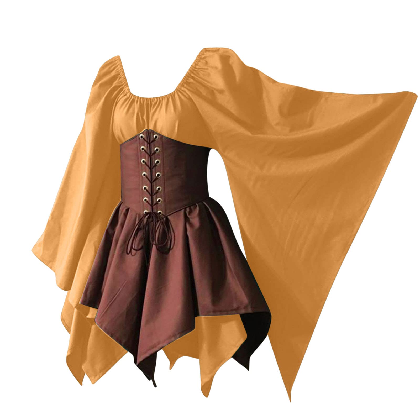 Renaissance Dress for Women Oversize Fairy Medieval Chemise Dress Costume  Long Dress Vintage Steampunk Tea Party Gown : : Clothing, Shoes &  Accessories