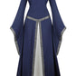 Renaissance Dresses for Women Medieval Costume Irish Long Over Dress Victorian Vintage Halloween X-Large 6508-dark Green