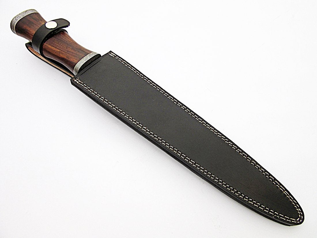 7 X 1.5 Inch Handmade Leather Knife Sheath for Blade Knife Hunting