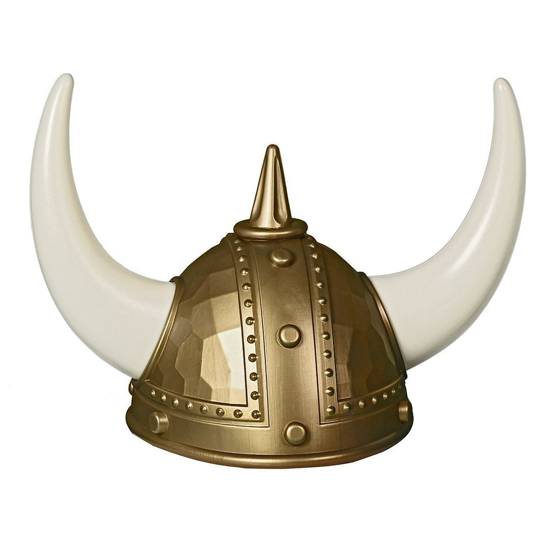 Adorox Adult Kid Medieval Viking Warrior Horns Plastic Hat Helmet Unisex Halloween Party Costume Accessory 1