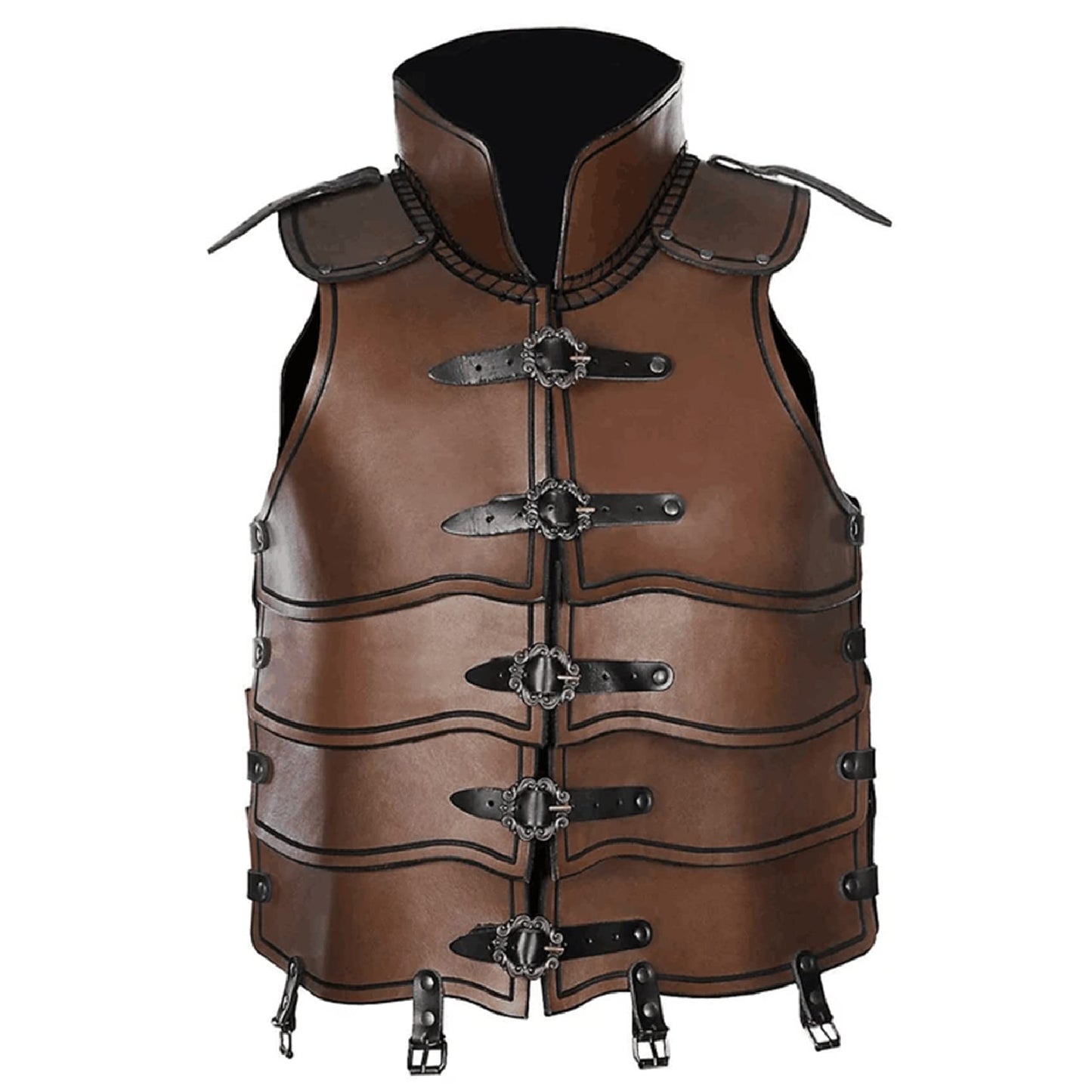 Medieval Chest Armor for Men Viking Leather Armour