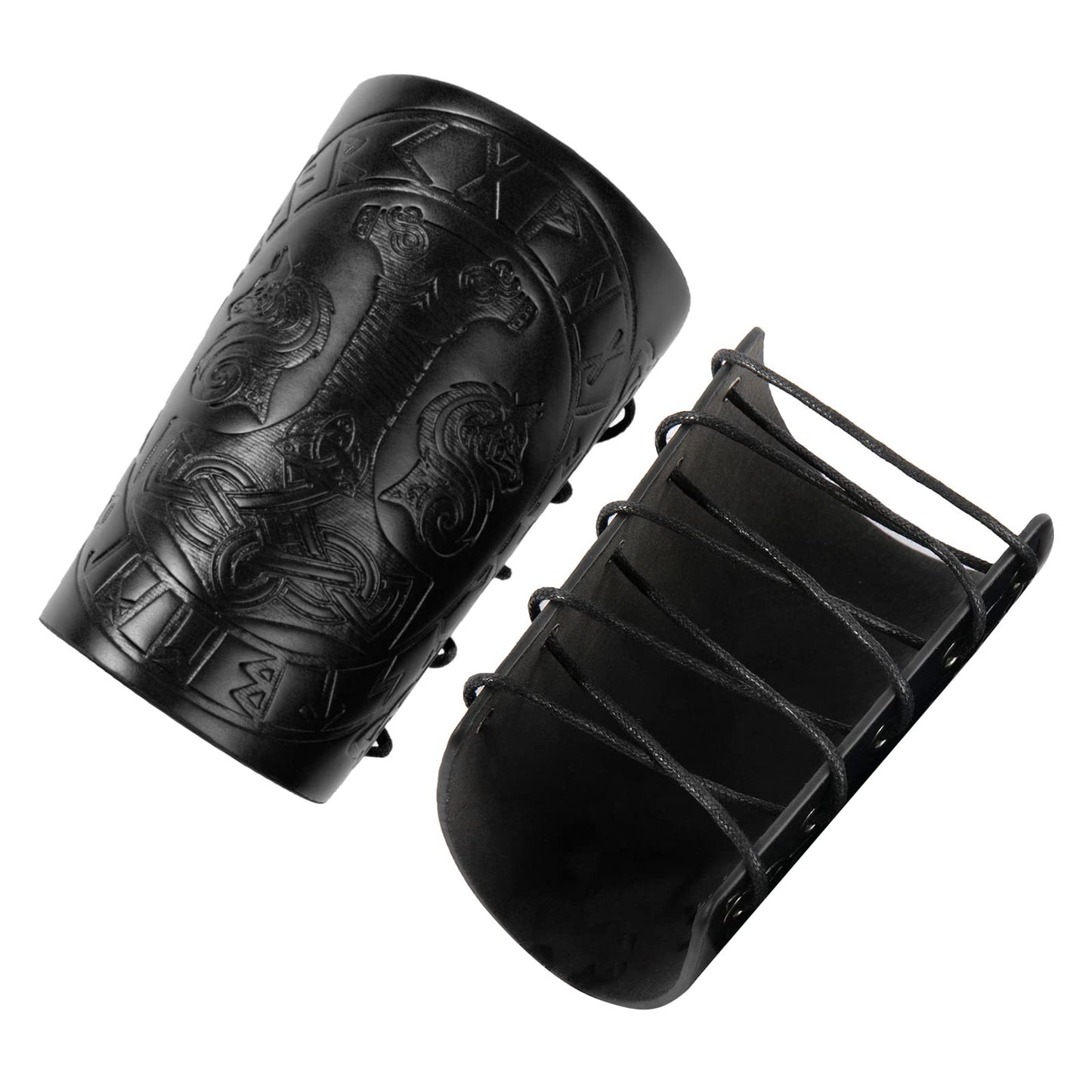 GORGECRAFT Leather Bracers Arm Armor