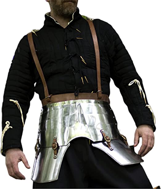 Medieval Tassets with Leather Straps