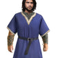 TOGROP Mens Medieval Costume Viking Tunic Knight Warrior Renaissance Shirts with Belt XX-Large Green