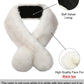 Soul Young Faux Fur Collar Women's Neck Warmer Scarf Wrap 80cm,31.5in A-nature