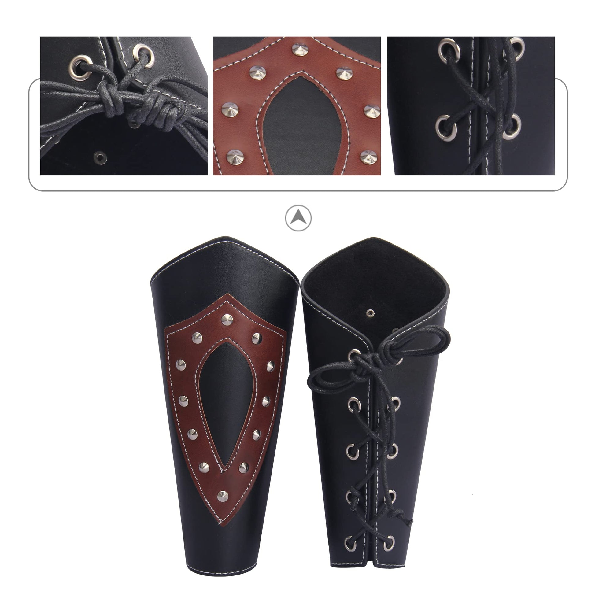 Celtic Boar Leather Arm Bracers Medieval Leather Bracers Leather Vambraces  DK6097 -  Denmark