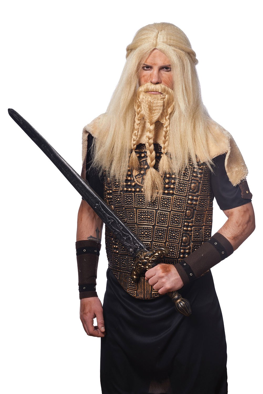 Costume Men s Viking Wig and Beard Set vikingshields