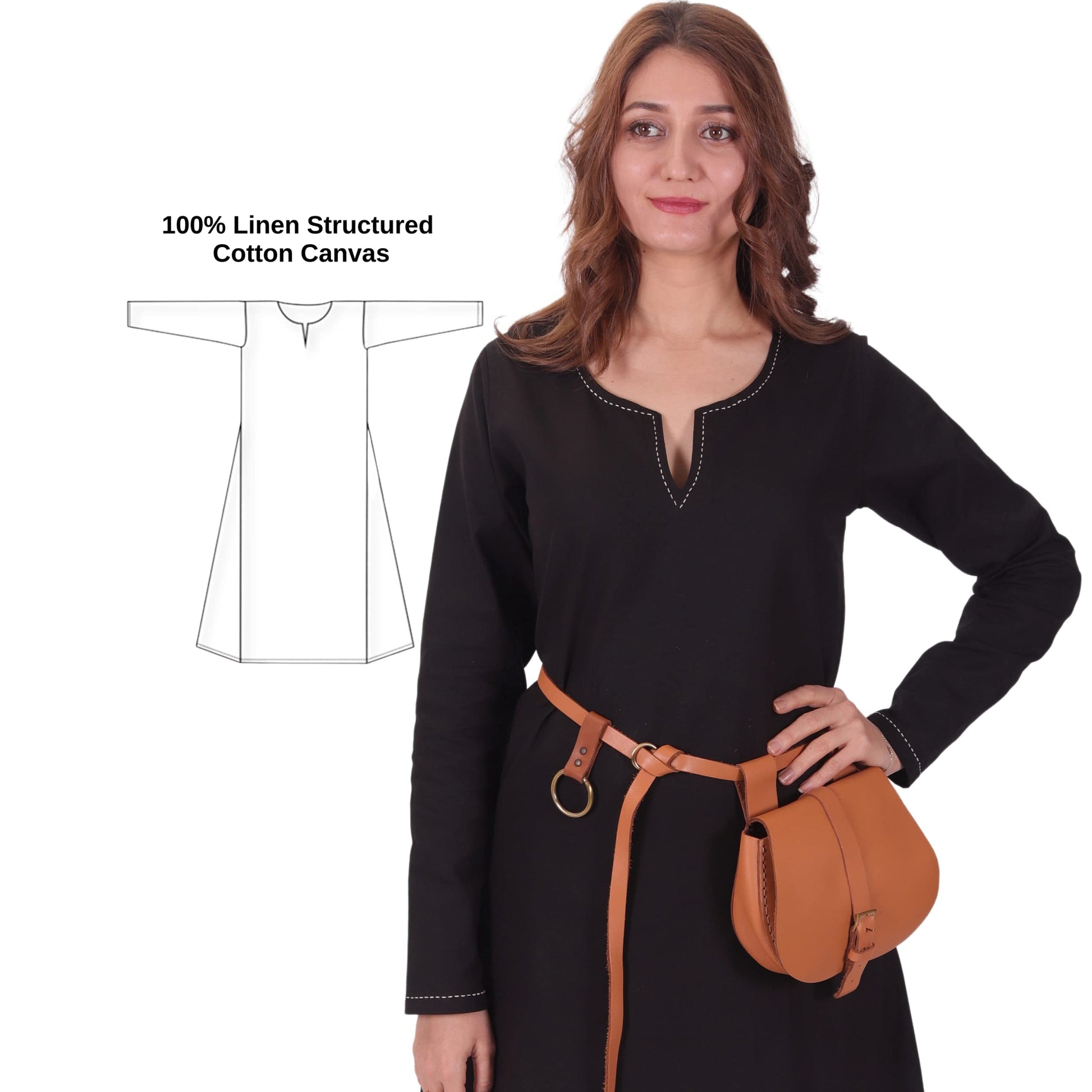 Medieval Dress Cotton/Linen, Women