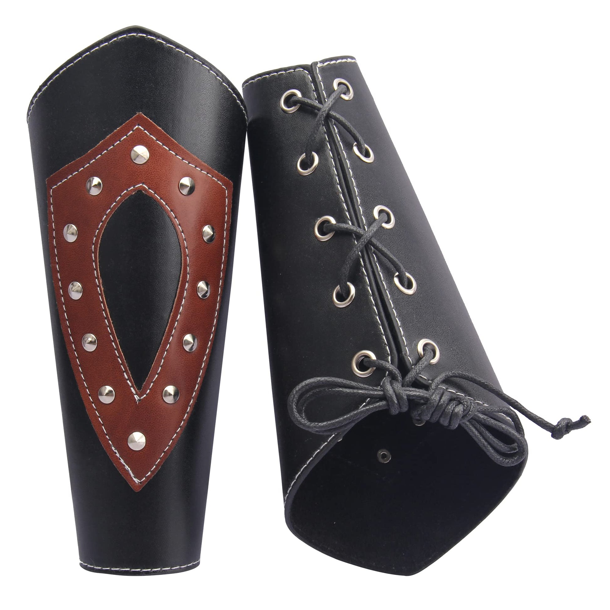  Leather Arm Guards Medieval Bracers Faux Leather