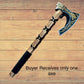 AX-7000 Custom Gift Forged Carbon Steel Viking Axe with Rose Wood Shaft, Viking Bearded Camping Axe (AX-7000) (AX-7000) AX-7000
