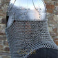 Viking Chainmail Helmet for Battle Armor