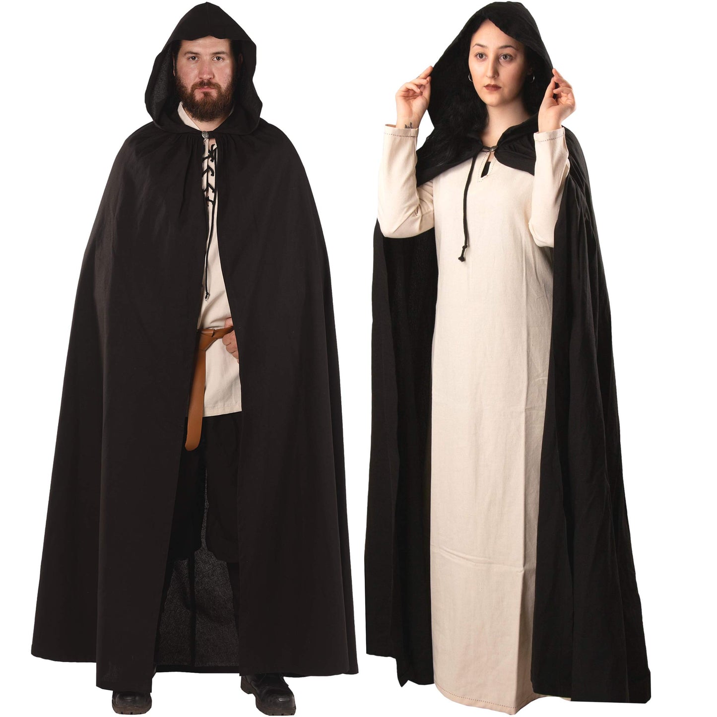 Norse Merchant Medieval Hooded Viking Cape