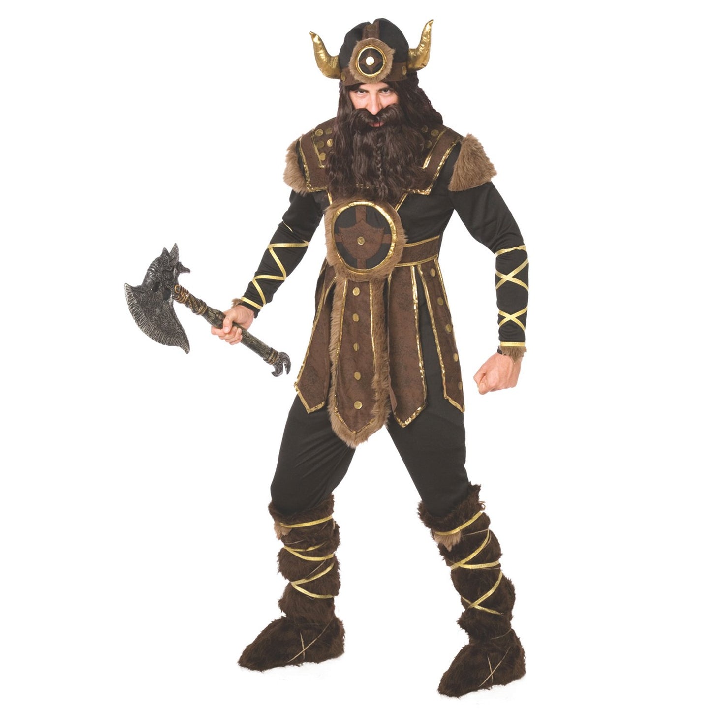 Morph Adult Viking Costume Men, Viking Outfit, Viking Halloween Costume, Viking Costume Outfit Men Realistic, Plus