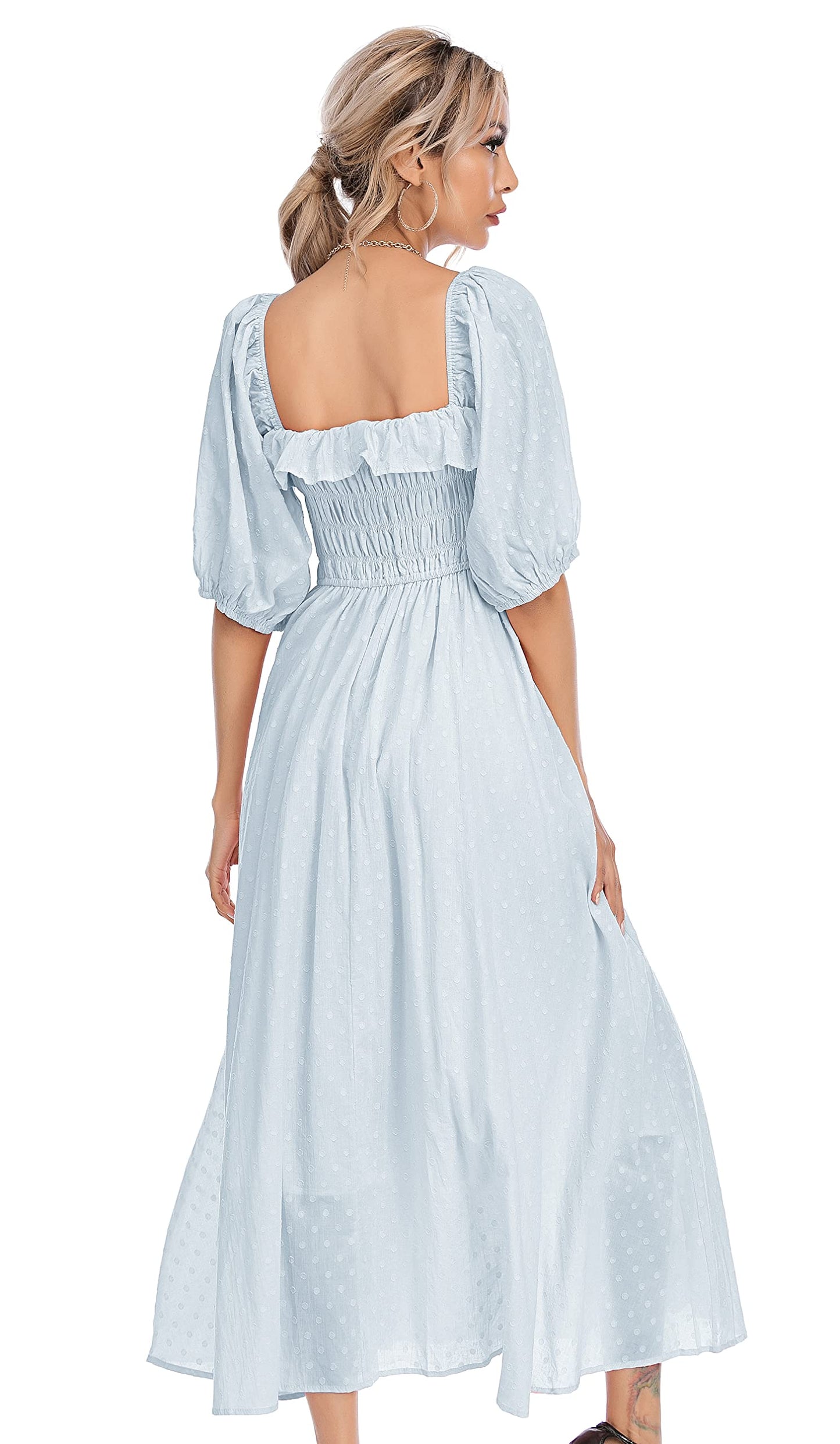 Half Sleeve Linen Dress