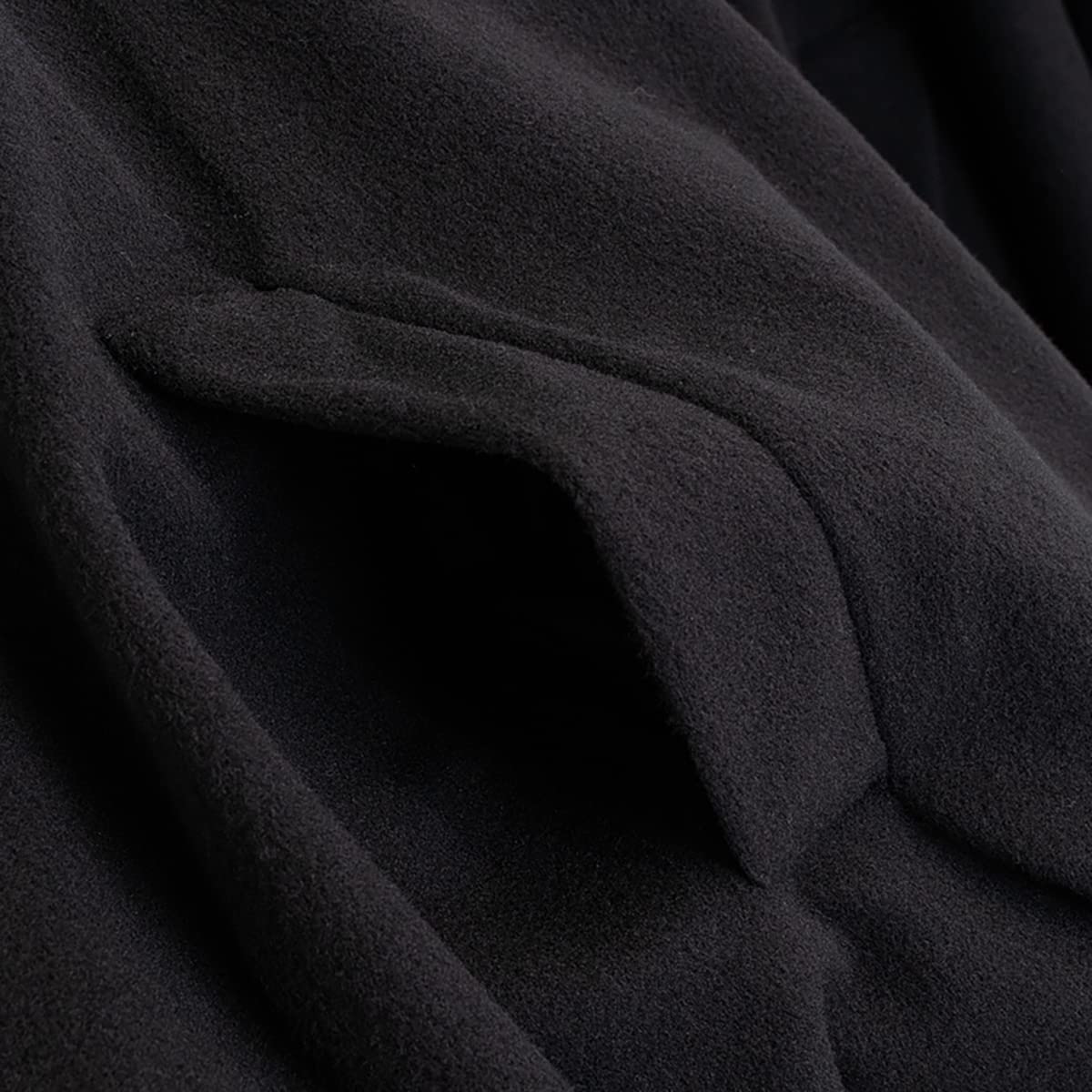 Women's Calf Length Cotton Lining Cloak