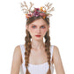 Vivivalue Floral Crown Girl Floral Headband Flower Headpiece Halo Wedding Party Photos I