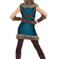Medium Valhalla Viking Costume for Girls - Halloween or Renaissance Dress Up Party