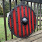 Medieval Shield King Björn Ironside Battle Worn Viking Shield, 24"