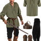 Halloween Men's Renaissance Costume Set 4 Pcs