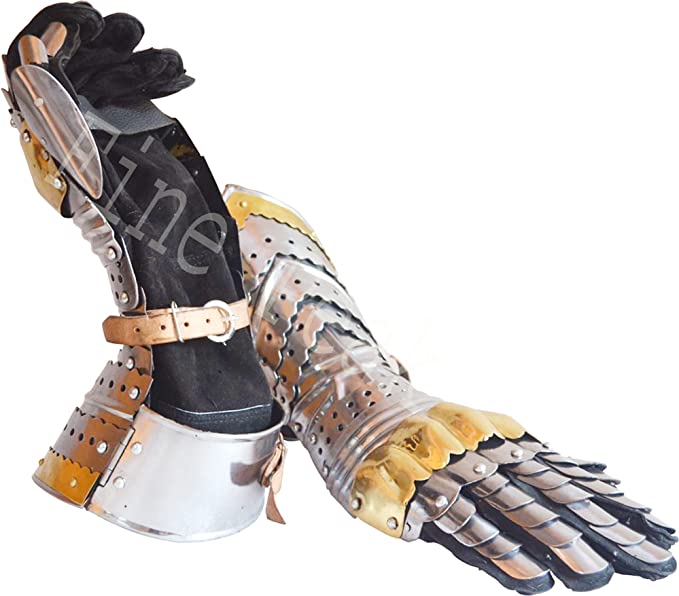 Medieval Articulated Gauntlets Gloves