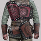 HiiFeuer Embossed Jormungandr Leather Arm Armor