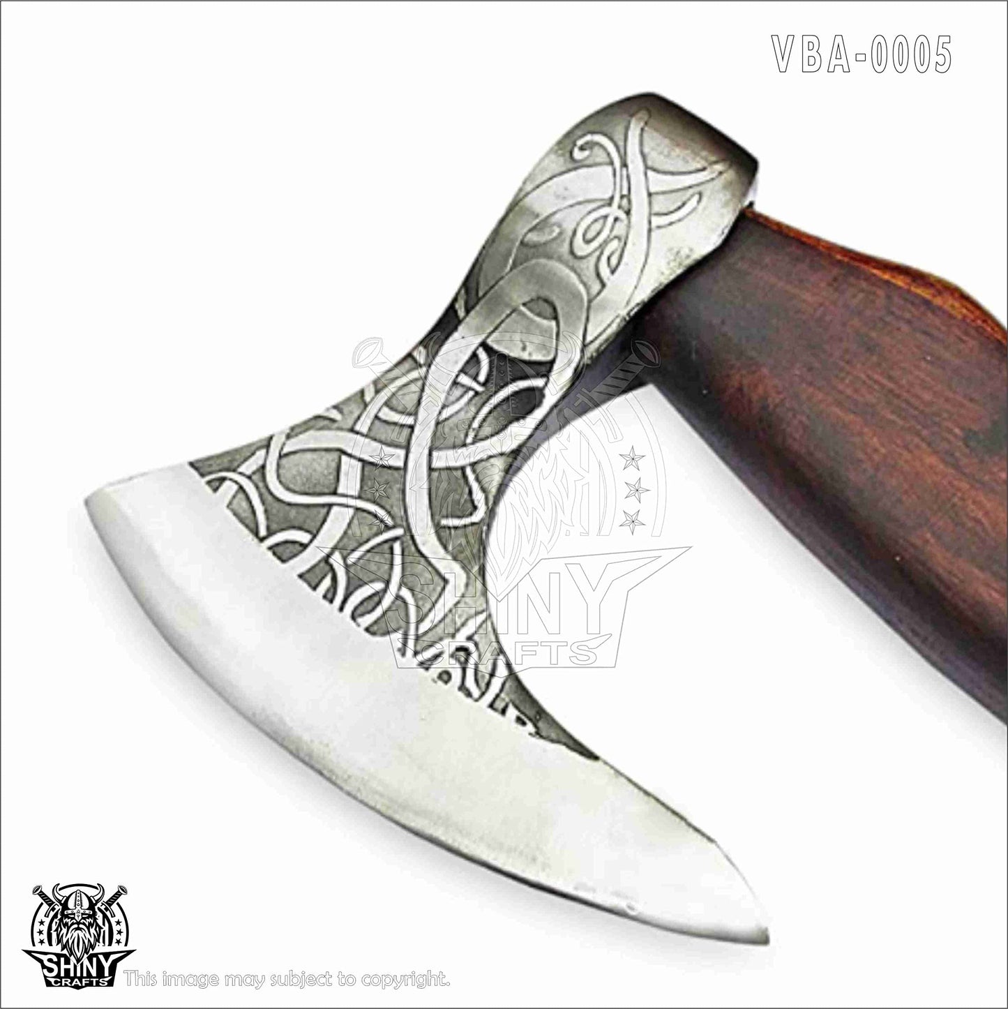 Allan 23V Viking Bearded Throwing Axe SCA Thrown Weapons