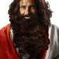 HOMELEX Jesus Beard And Wig - Halloween Funny Father Time Costume Accessory for Adults Brown