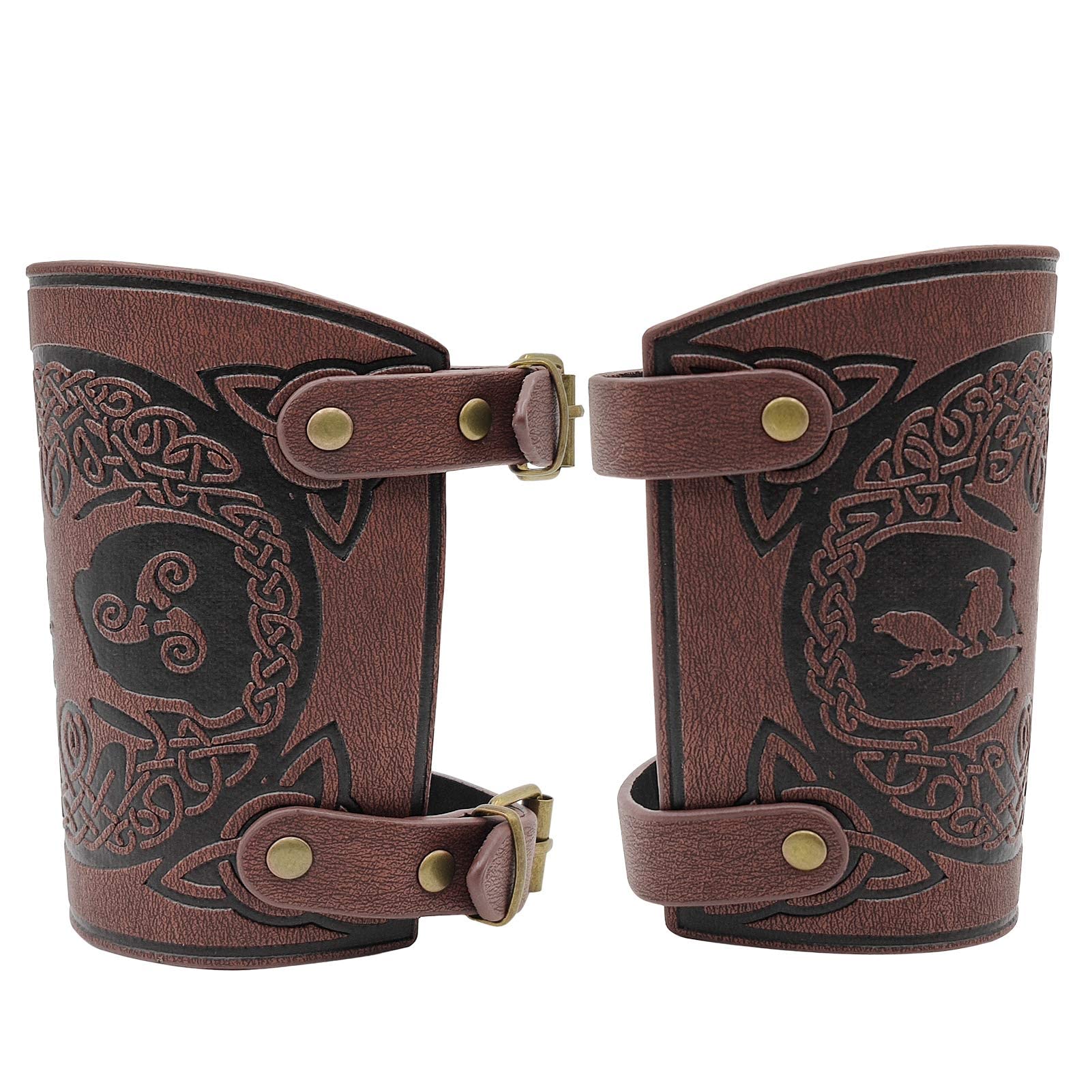 Buy Viking Bracer, God of War Armor Larp Style Norse. Bracers for a Cosplay  or Larp. Online in India 
