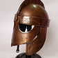 Handcrafted Viking Wolf Armor Helmet