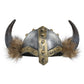 Fun Costumes Women's Horned Viking Faux Fur Trimmed Helmet Standard