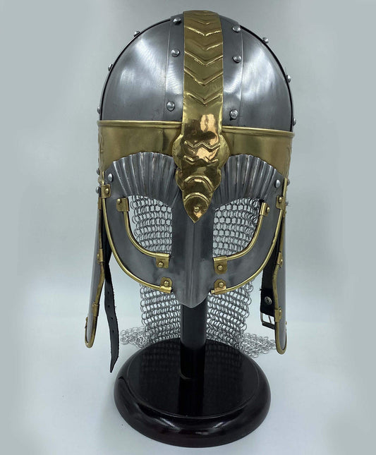 Medieval Norway Viking Mask Spectacle Armor Helmet