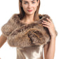 Soul Young Faux Fur Collar Women's Neck Warmer Scarf Wrap 80cm,31.5in A-nature