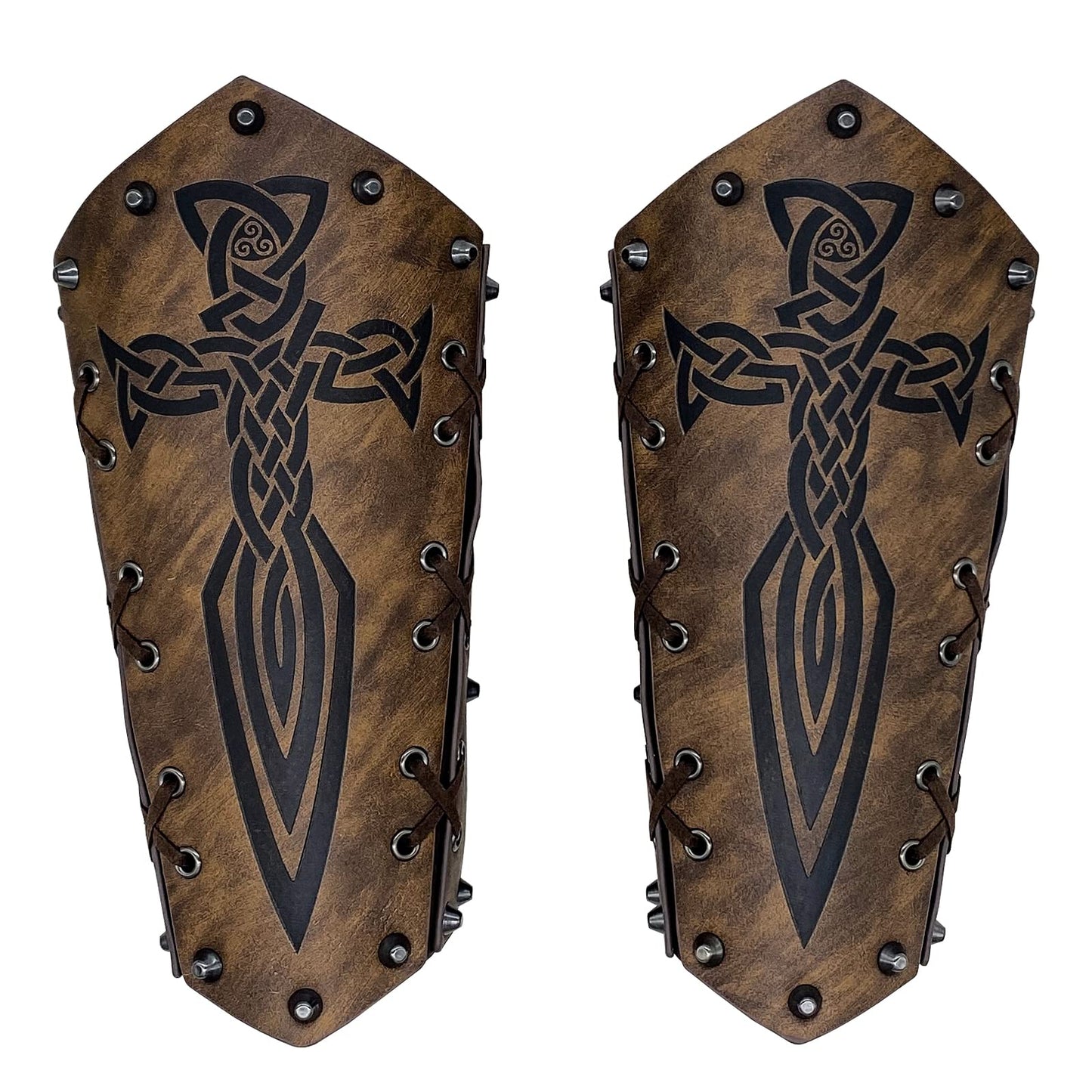 Leather Bracer Arm Cuff Armor Medieval Vambrace