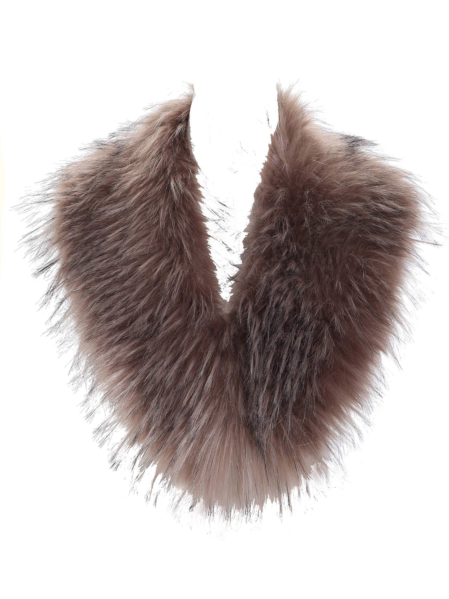 Soul Young Faux Fur Collar Women's Neck Warmer Scarf Wrap 80cm,31.5in A-nature