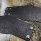 HiiFeuer 2 PCs Viking Embossed Faux Leather Cuff Bracelet, Norse Retro Wristband, Nordic Mjolnir Vegvisir Pattern Cuff Bangle Bracelet Brown A